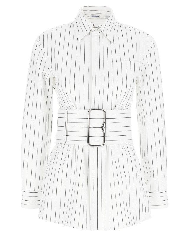 [Burberry] Shirts Long Sleeve SS25 8103514STRINGCOAL