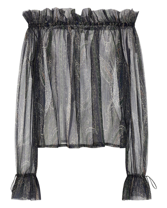 [Saint Laurent] Blouse SS25 823001Y4K854007