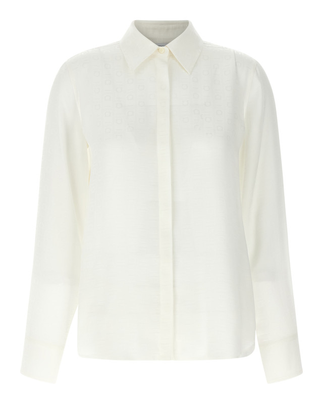 [Ferragamo] Shirts Long Sleeve SS25 781825MASCARPONE