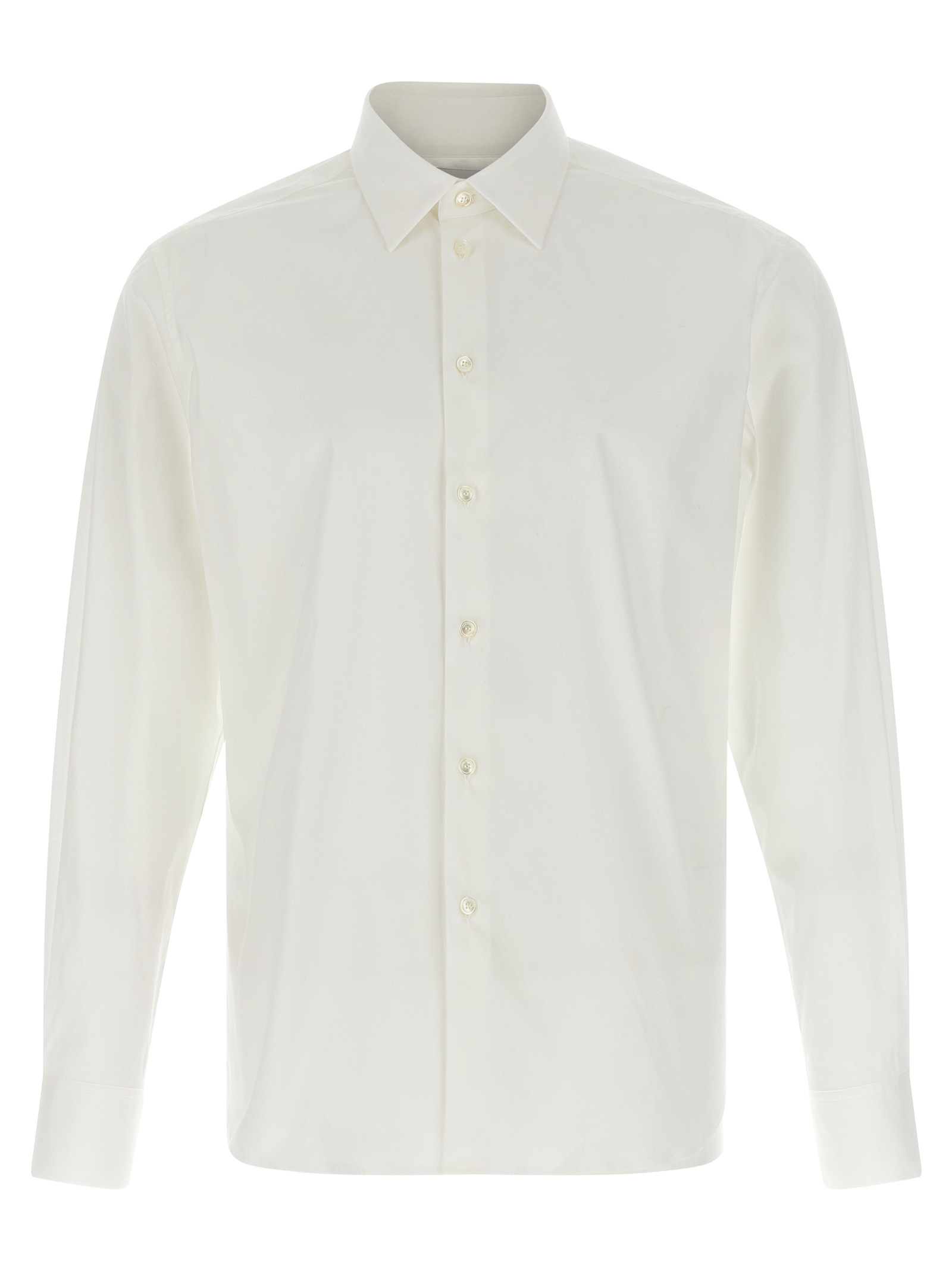 [Ferragamo] Shirts Long Sleeve SS25 780366WHITE