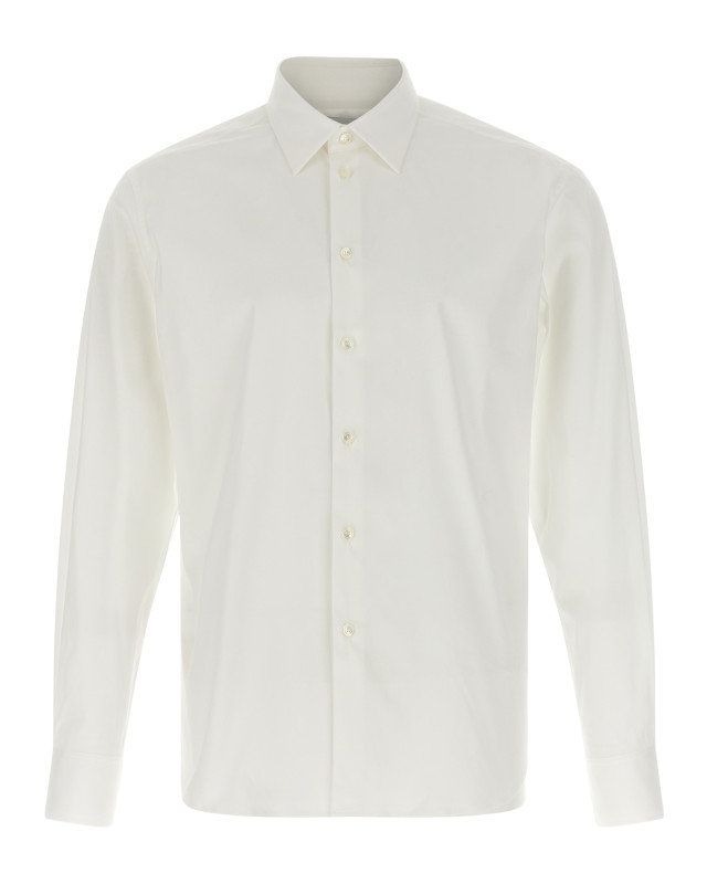 [Ferragamo] Shirts Long Sleeve SS25 780366WHITE