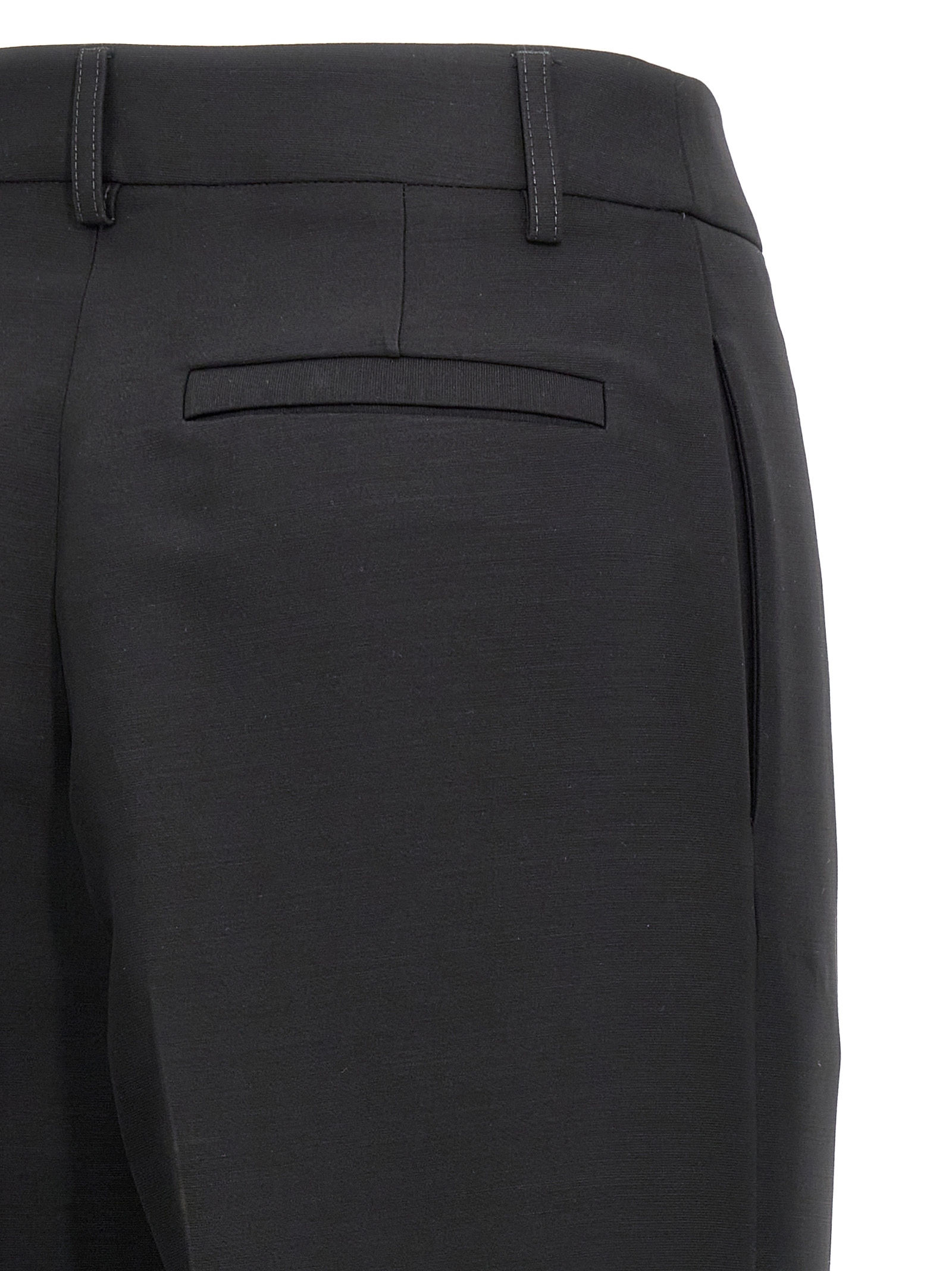 [Ferragamo] Trousers SS25 780902NERO