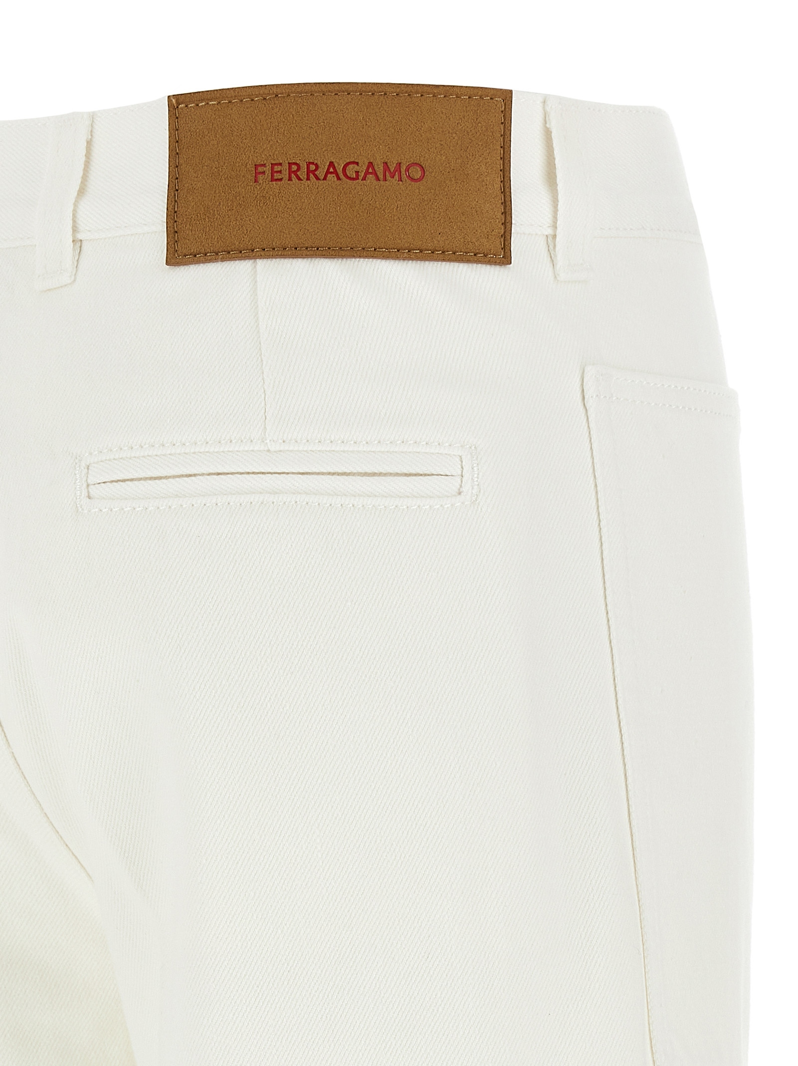 [Ferragamo] Jeans SS25 780548WHITE