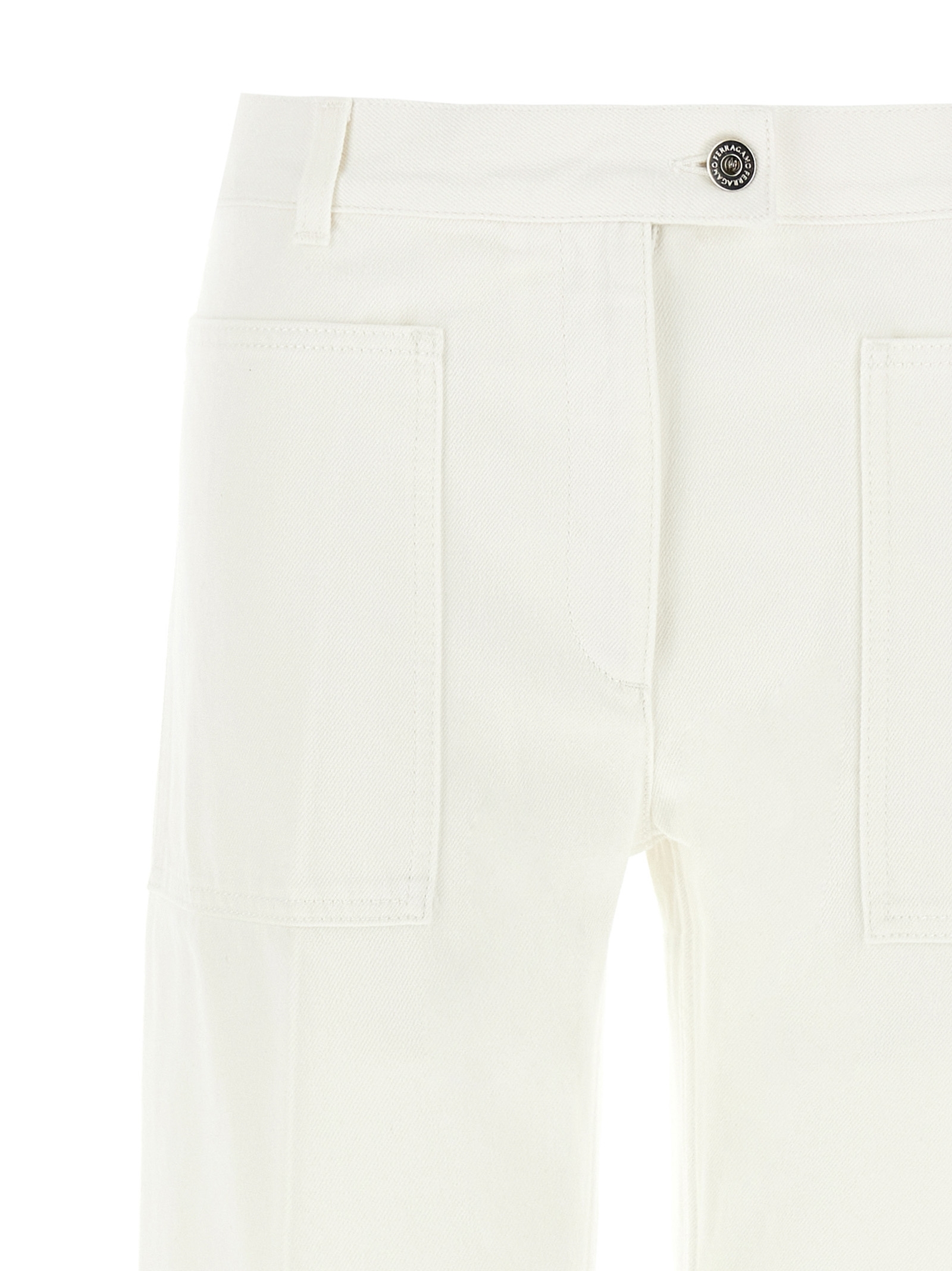 [Ferragamo] Jeans SS25 780548WHITE