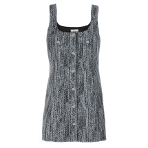 [GANNI] Sleeveless dress SS25 W0186371