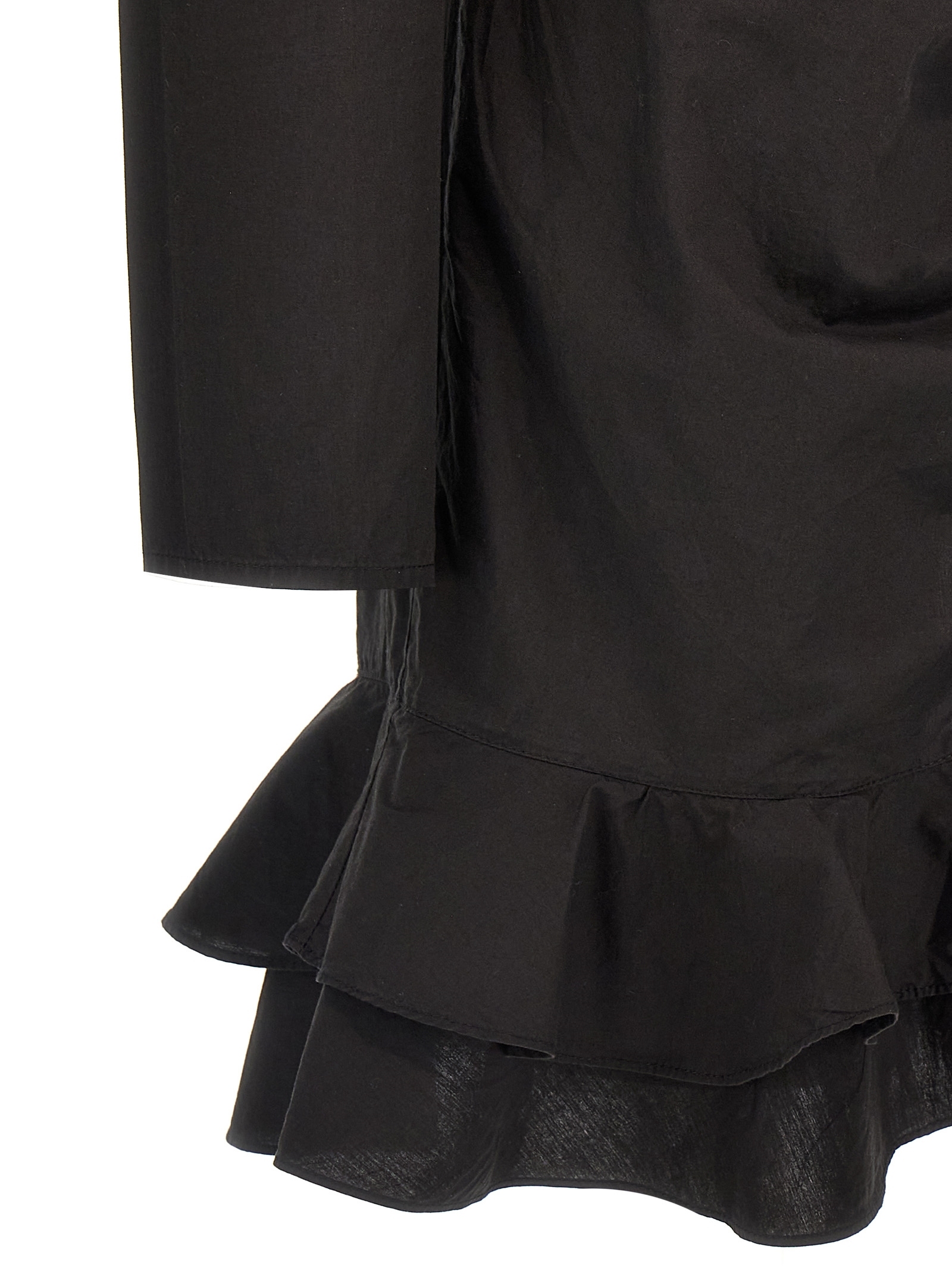 [Marant Etoile] Long sleeve dress SS25 RO0685FAC1J06E01BK