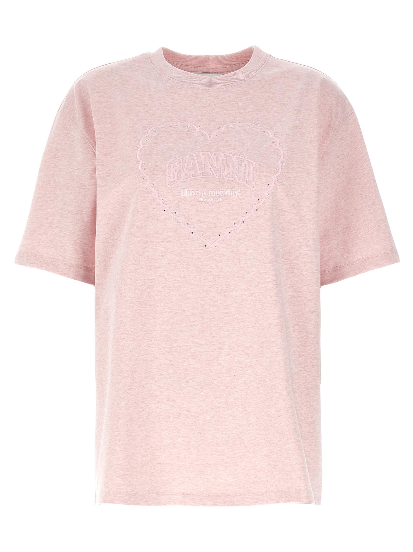 [GANNI] T-shirts Short Sleeve SS25 T4090868