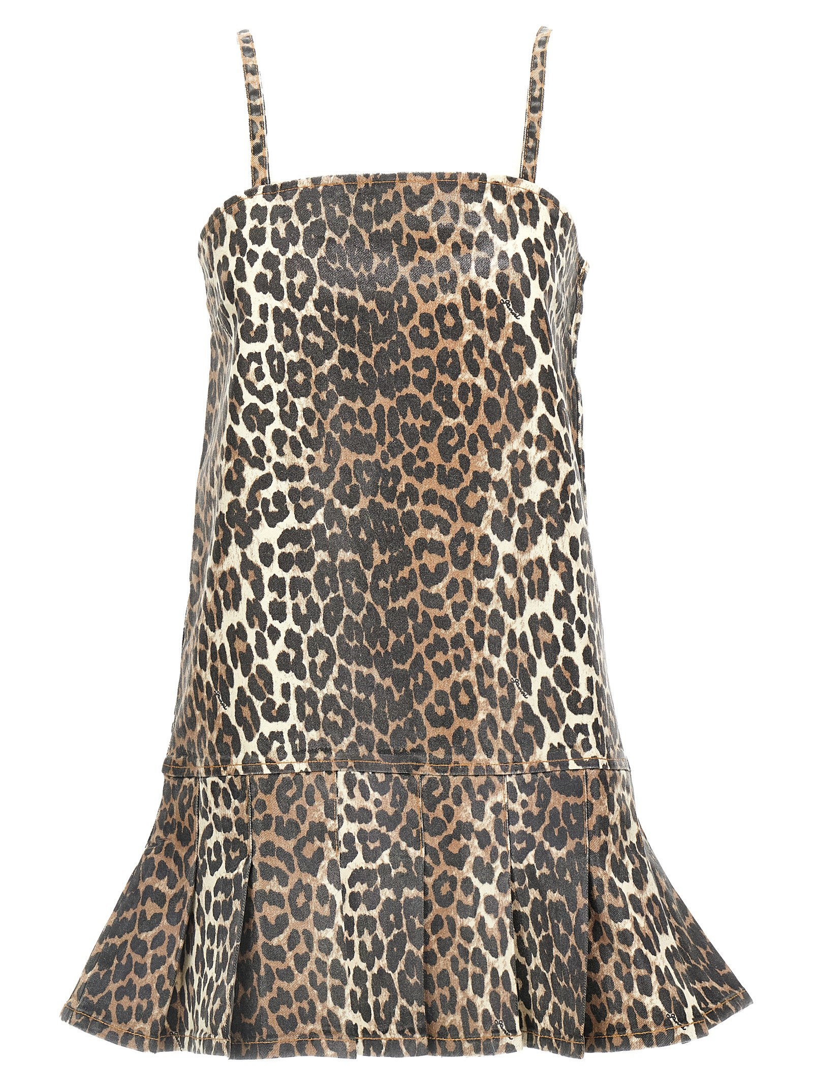 [GANNI] Sleeveless dress SS25 J1661943