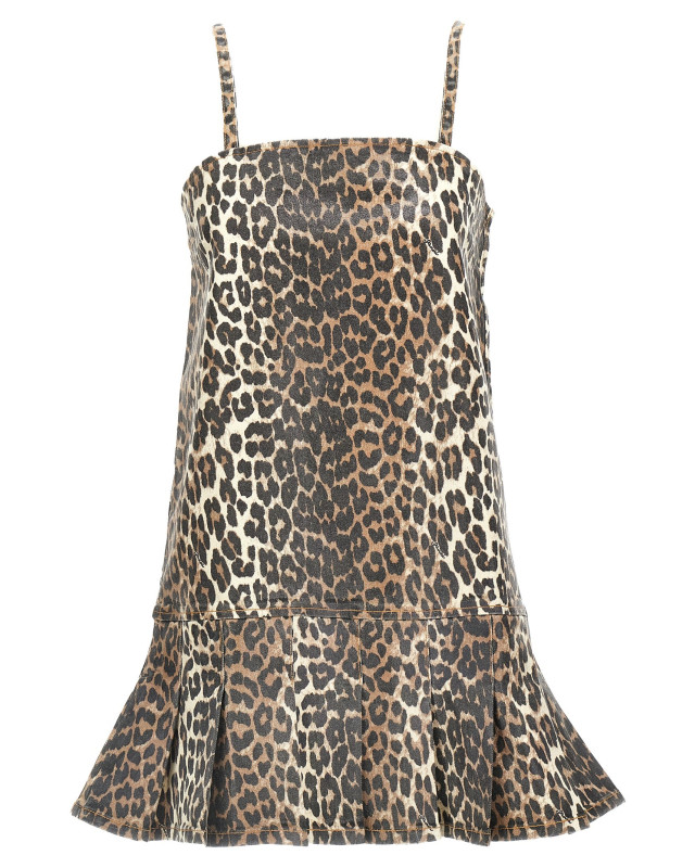 [GANNI] Sleeveless dress SS25 J1661943