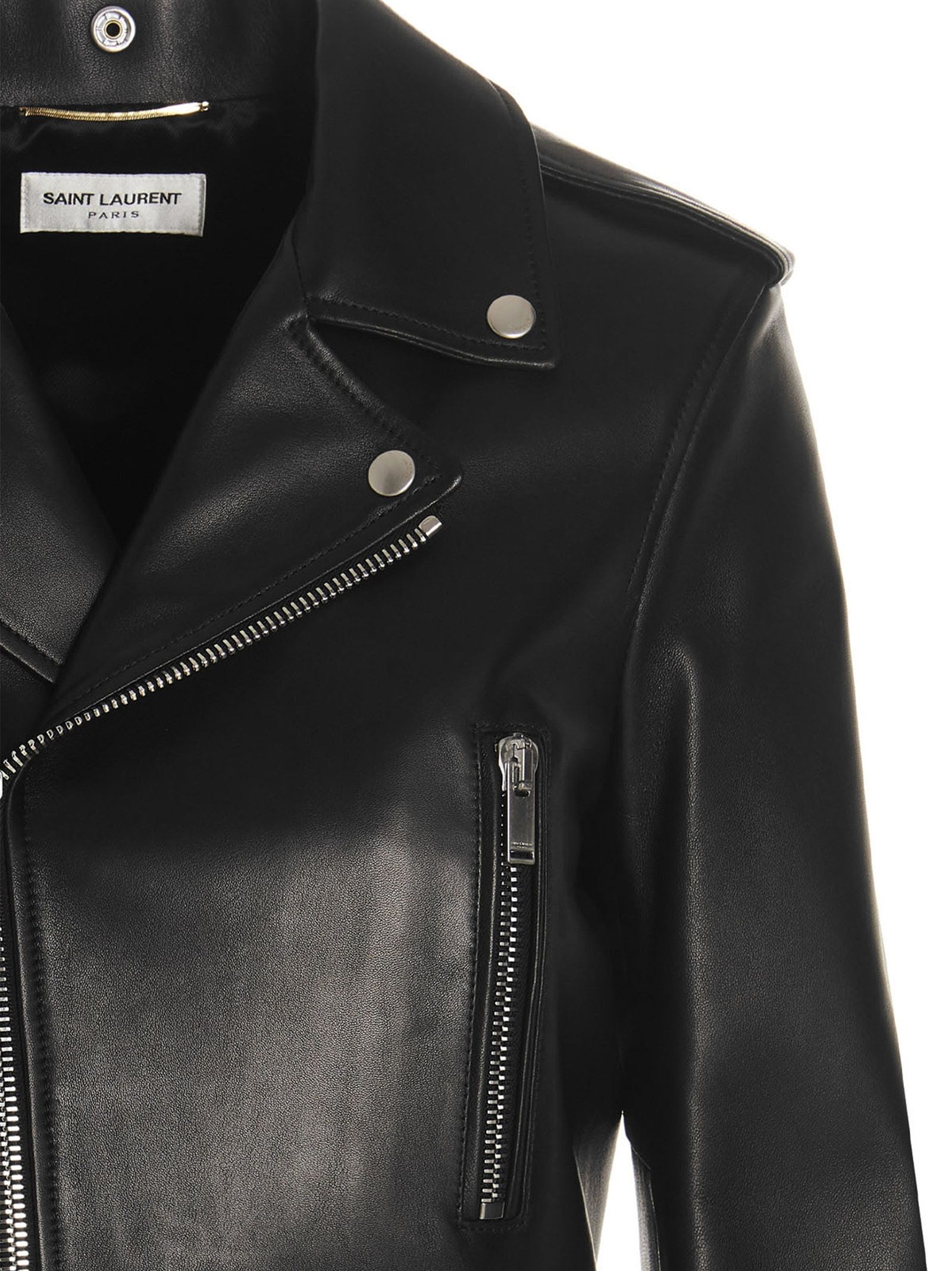 [Saint Laurent] Leather Jacket SS25 481862Y5YA21000