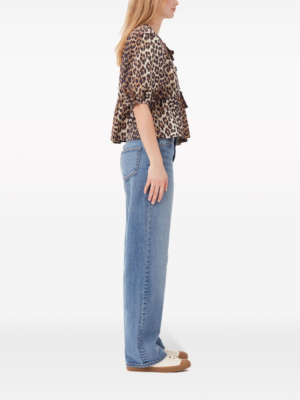 [GANNI] Blouse SS26 F9116943
