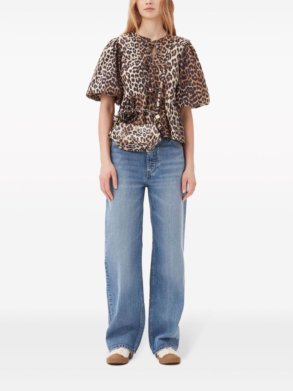 [GANNI] Blouse SS26 F9116943