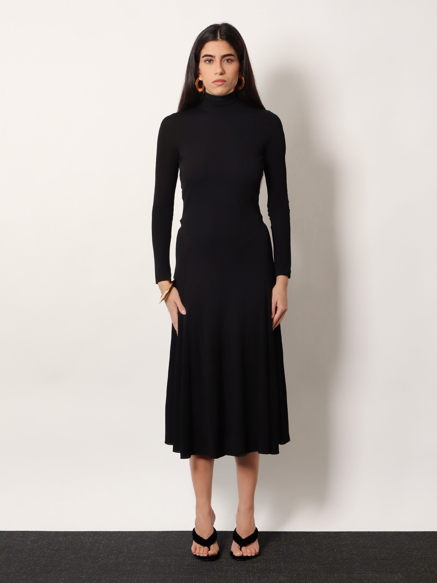 [Alaia] Long sleeve dress FW25 AA9R2789J070B995