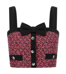 [Alessandra Rich] Tank top FW25 FABX4139F45851917