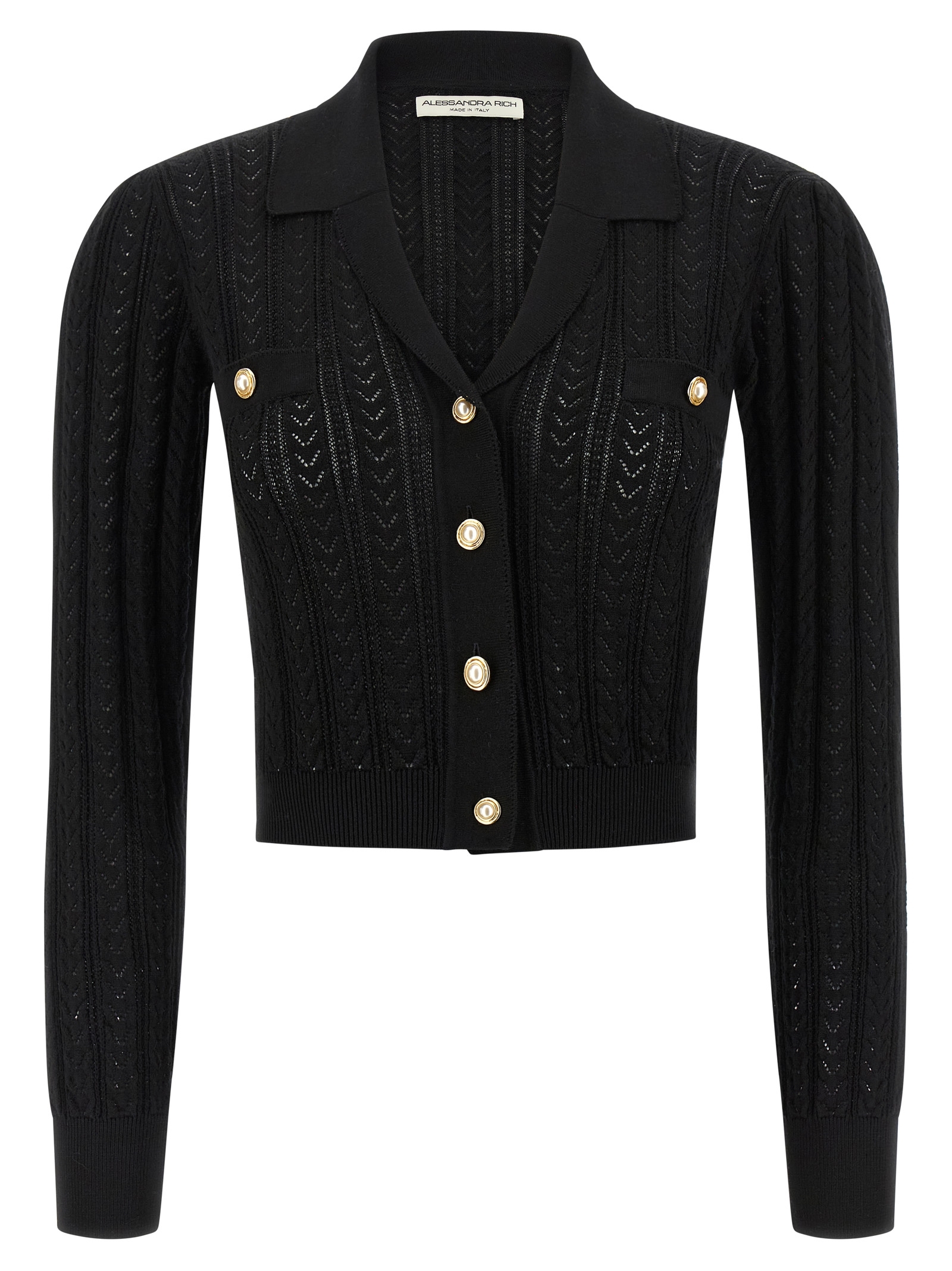 [Alessandra Rich] Cardigan FW25 FABX4169K46010056