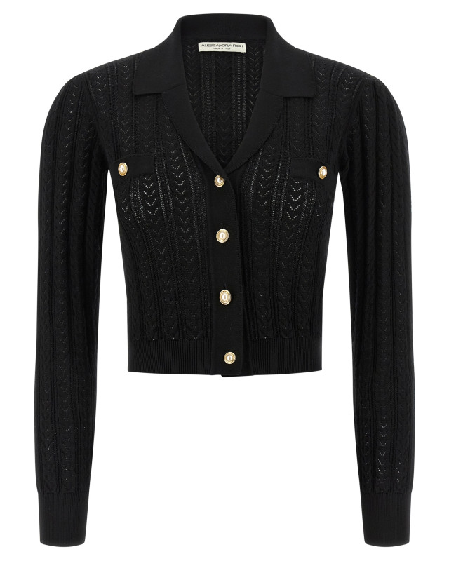 [Alessandra Rich] Cardigan FW25 FABX4169K46010056