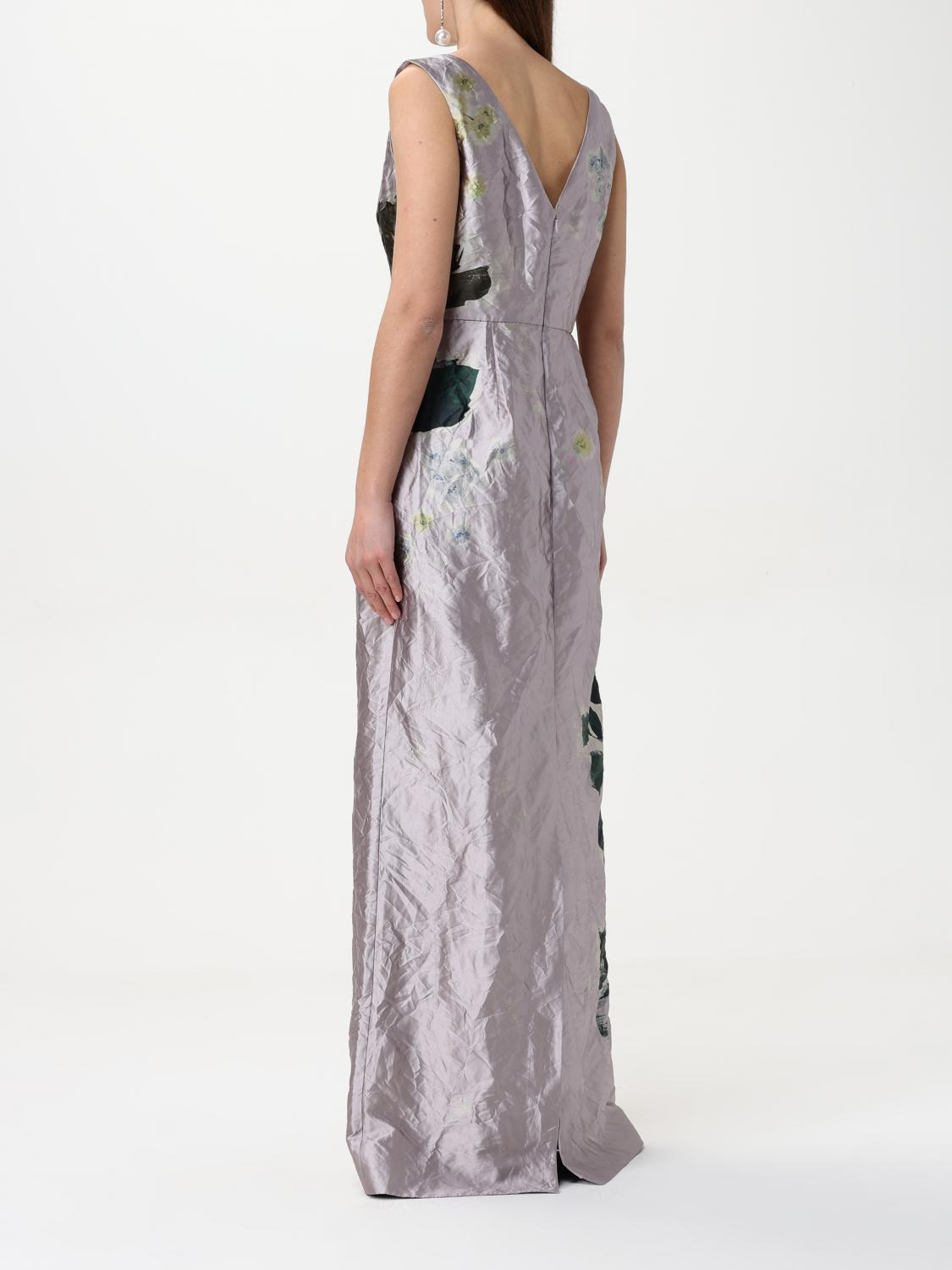 [Erdem] Sleeveless dress SS25 PS25G6LMTS MARGOT FLORAL LILAC