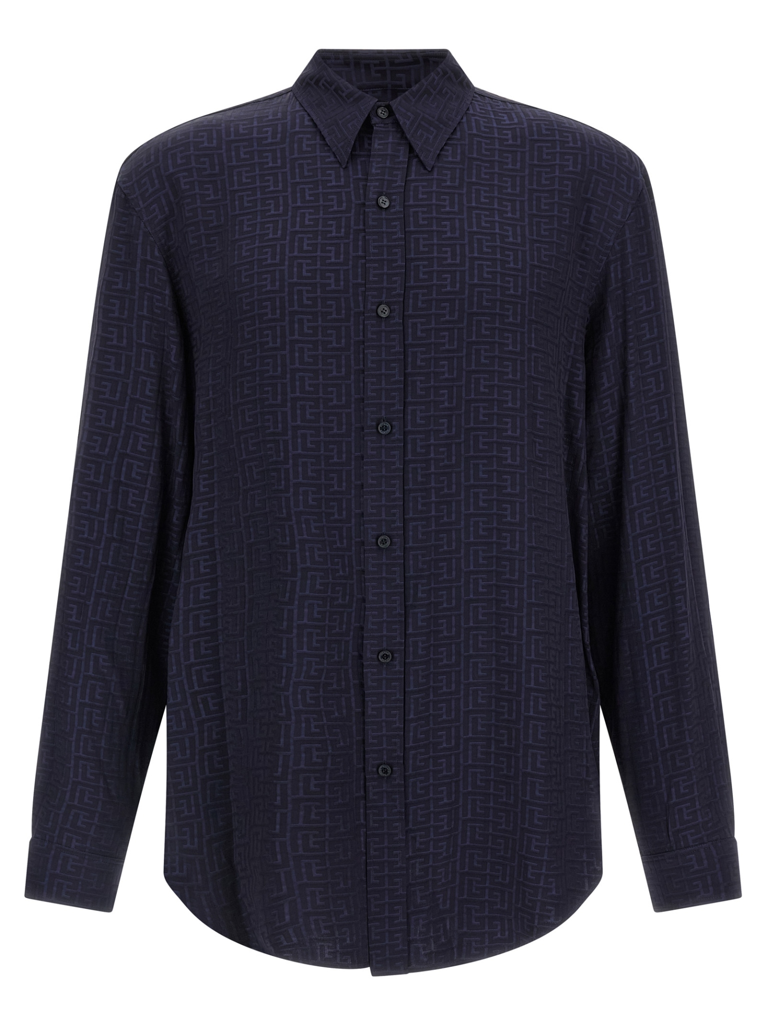 [Balmain] Shirts Long Sleeve SS26 GH1HS555VI746UB