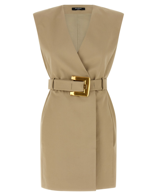 [Balmain] Sleeveless dress SS26 GF1R5168CG430AN