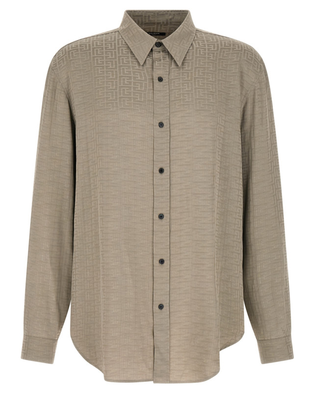 [Balmain] Shirts Long Sleeve SS26 GH1HS555VI749DJ