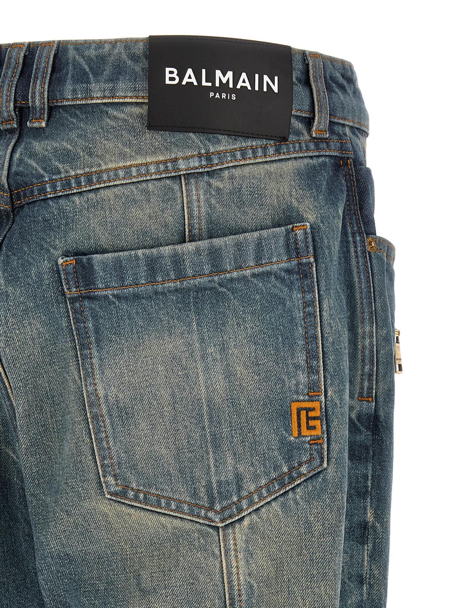 [Balmain] Jeans SS26 GH1MI105DG106AW