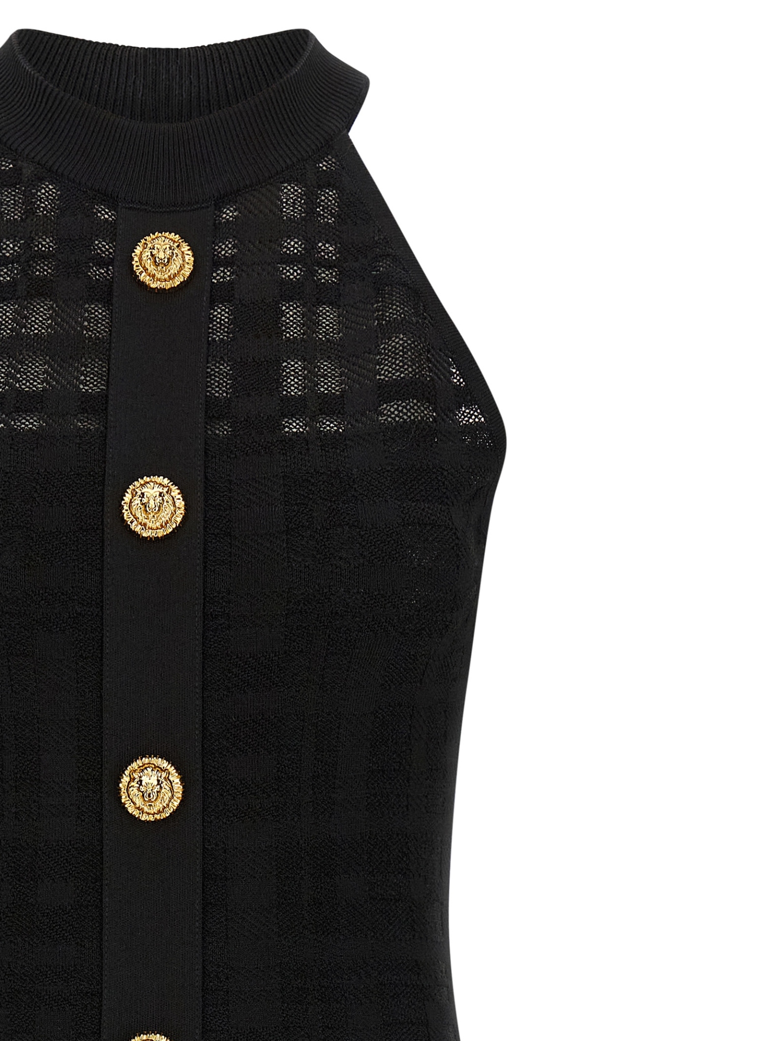 [Balmain] Sleeveless dress SS26 GF1R3375KJ360PA