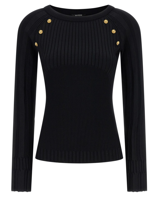 [Balmain] Knitwear SS26 GF1ARA60KJ450PA