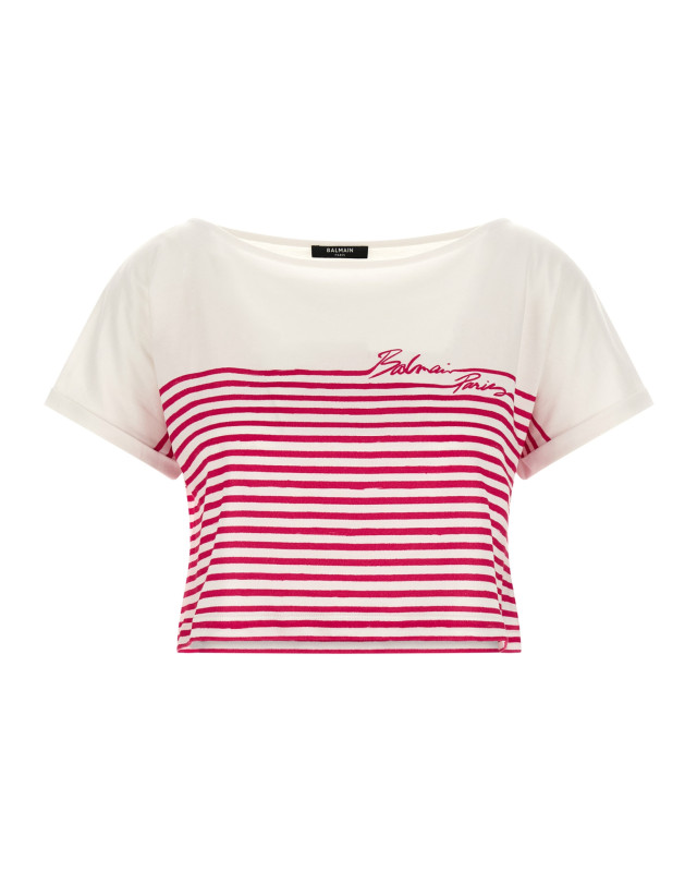 [Balmain] T-shirts Short Sleeve SS26 GF1EE150GF53GVA