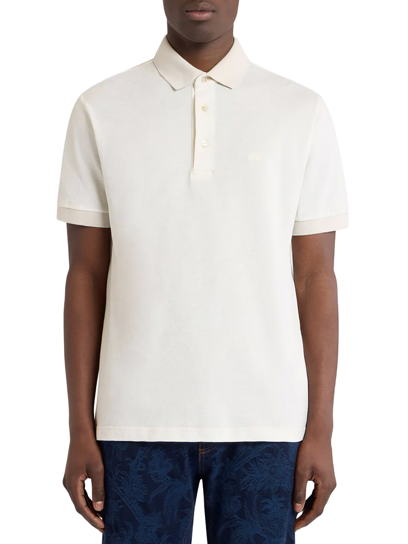 [Etro] T-shirts Short Sleeve FW26 MRMD0005AU11XW0001 WHITE NATURAL
