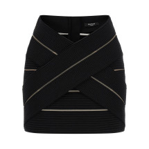 [Balmain] Mini skirt SS26 GF0LBB48KJ750PA