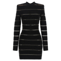 [Balmain] Long sleeve dress SS26 GF0R8955KJ84EAD