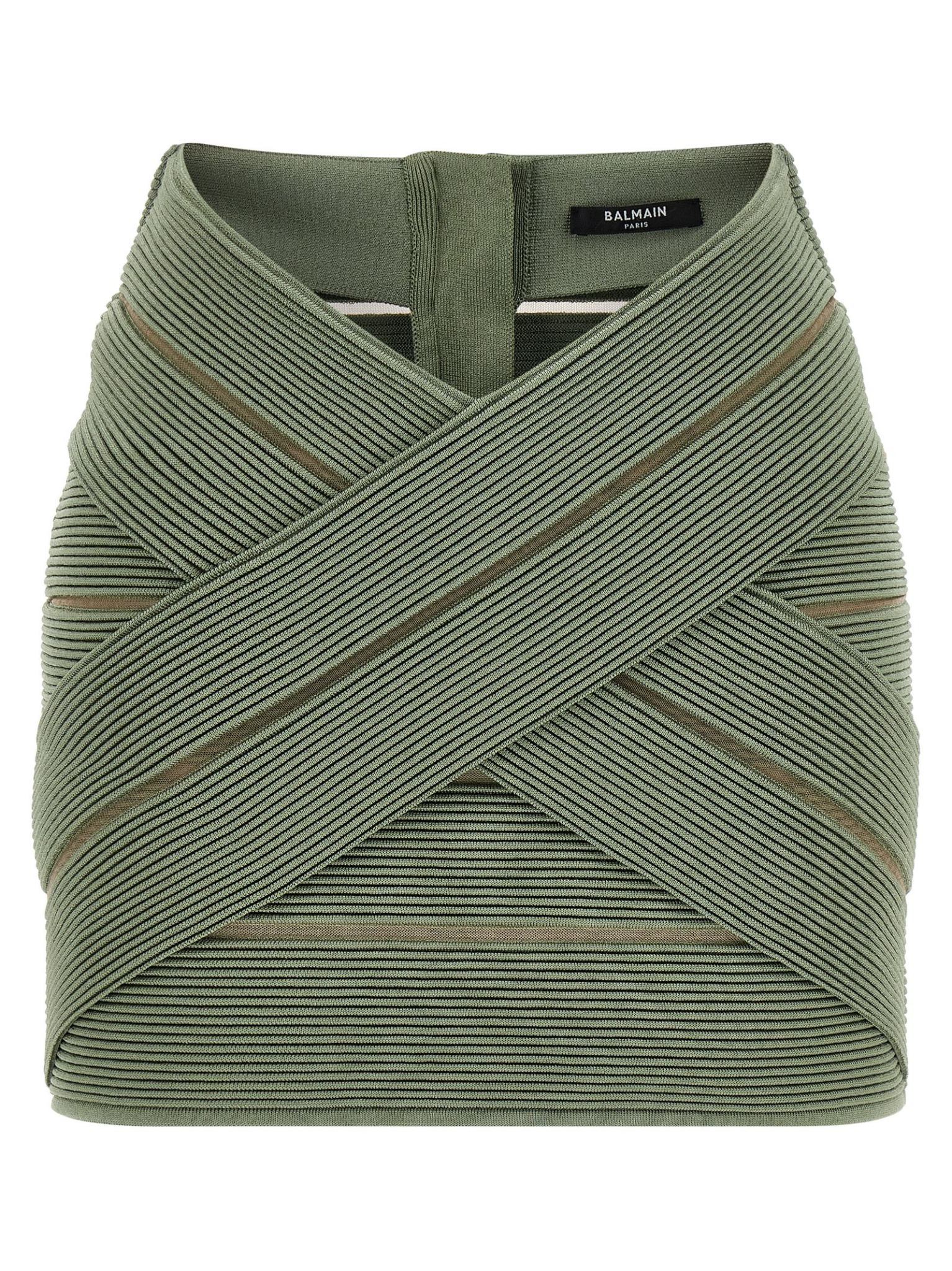 [Balmain] Mini skirt SS26 GF0LBB48KJ757EU