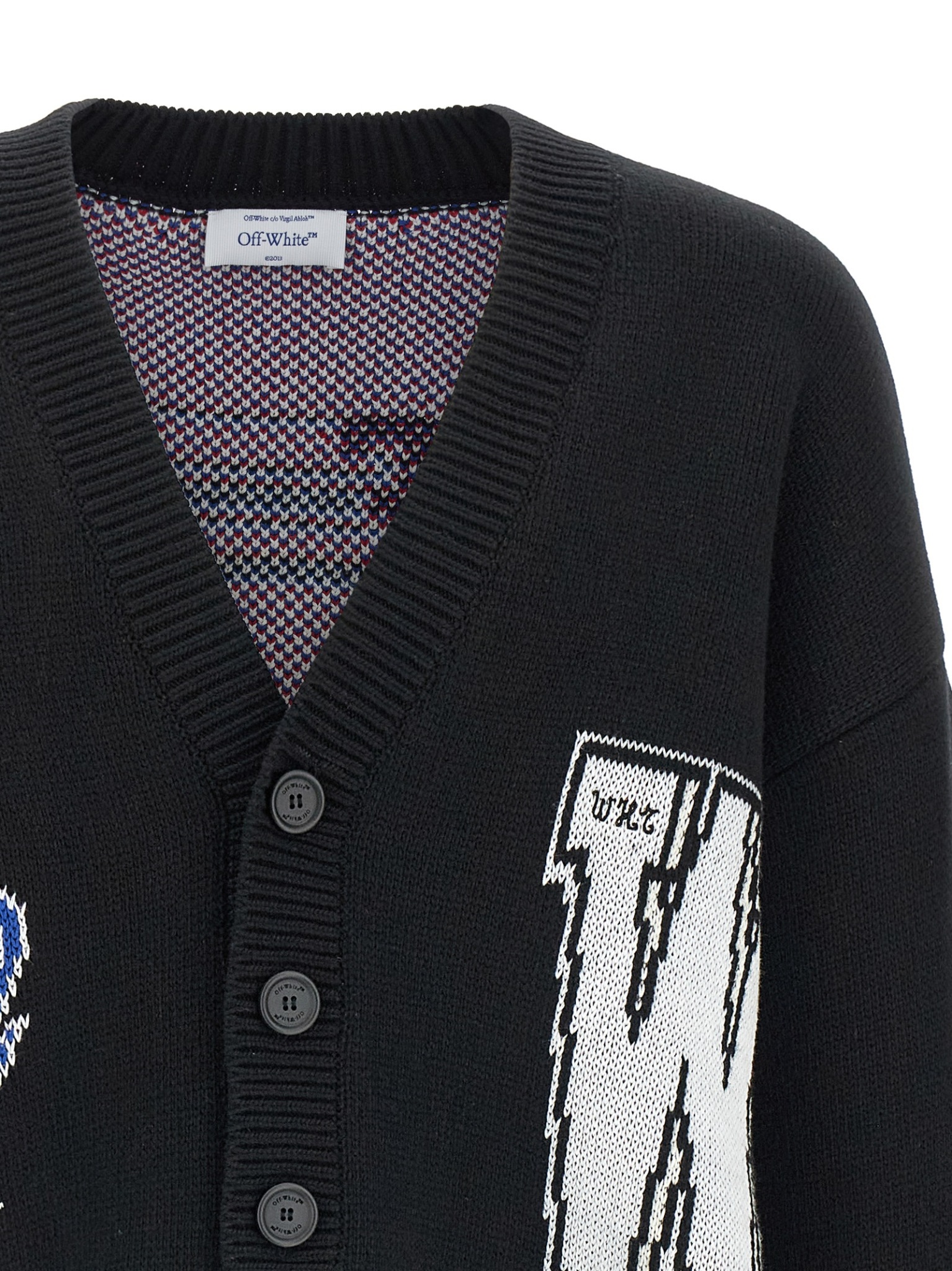 [Off-White] Cardigan FW25 OMHB019F25KNI00210011001
