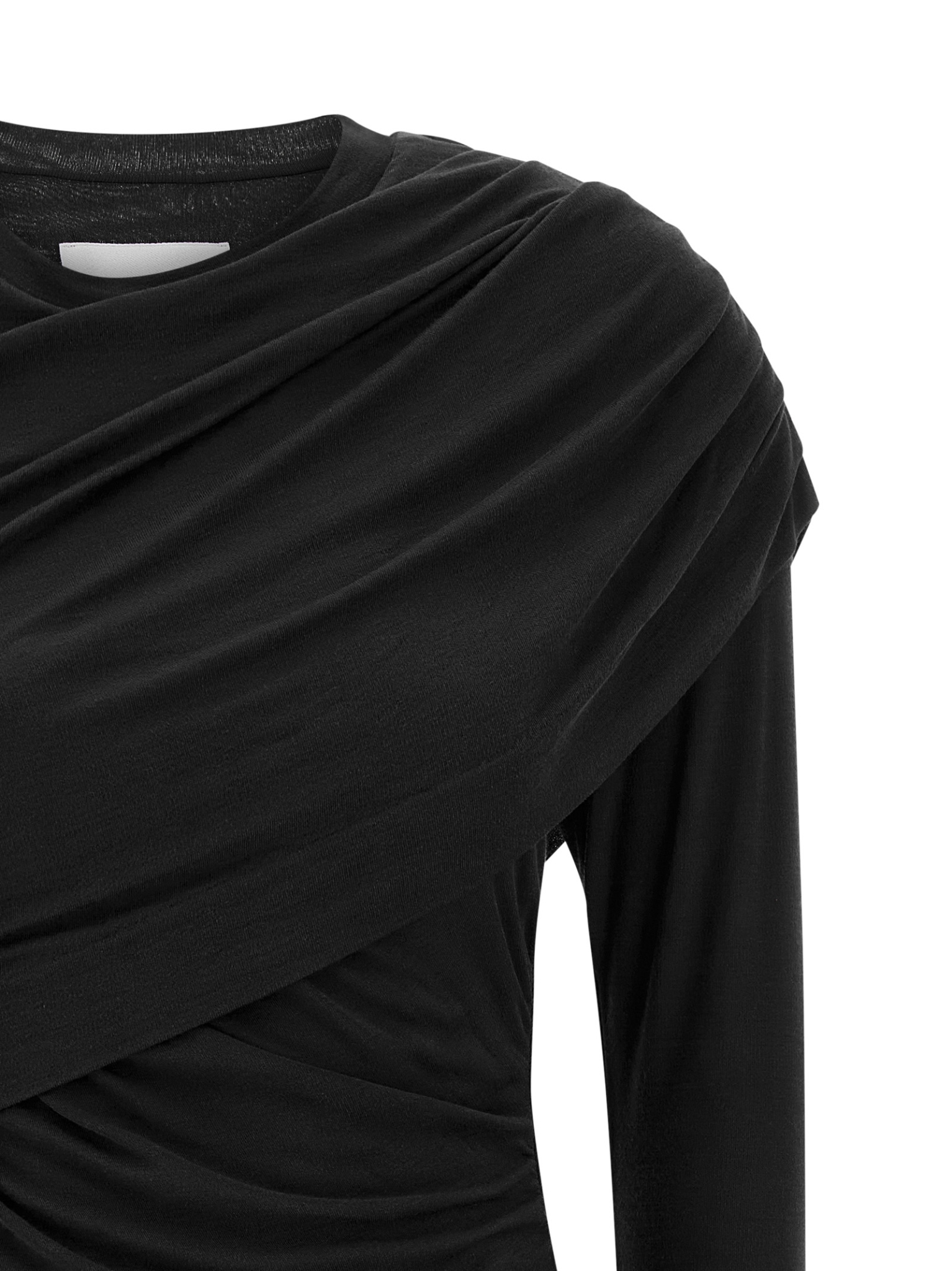 [Marant Etoile] Long sleeve dress FW25 RO0842FAC3K01E01BK