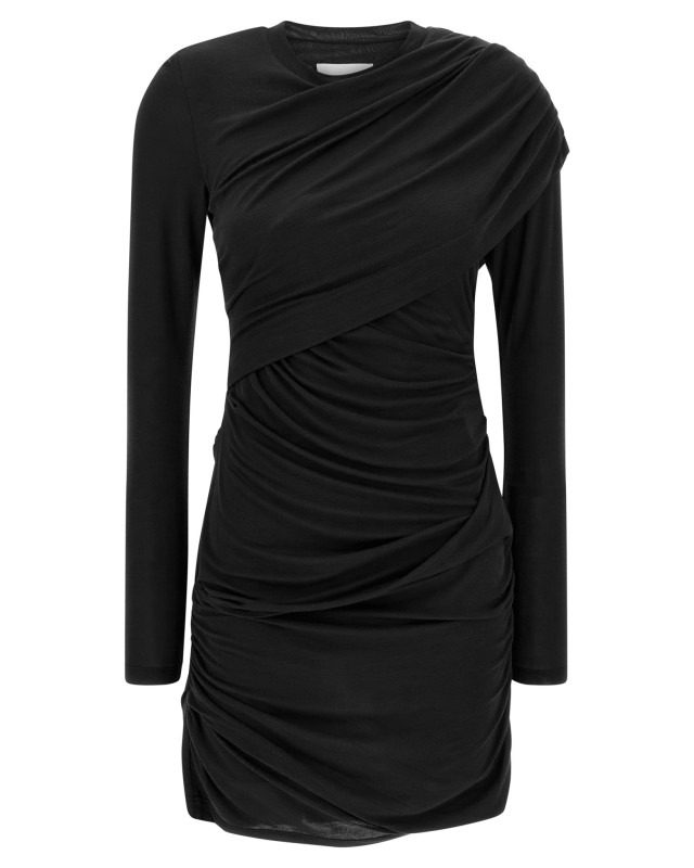 [Marant Etoile] Long sleeve dress FW25 RO0842FAC3K01E01BK