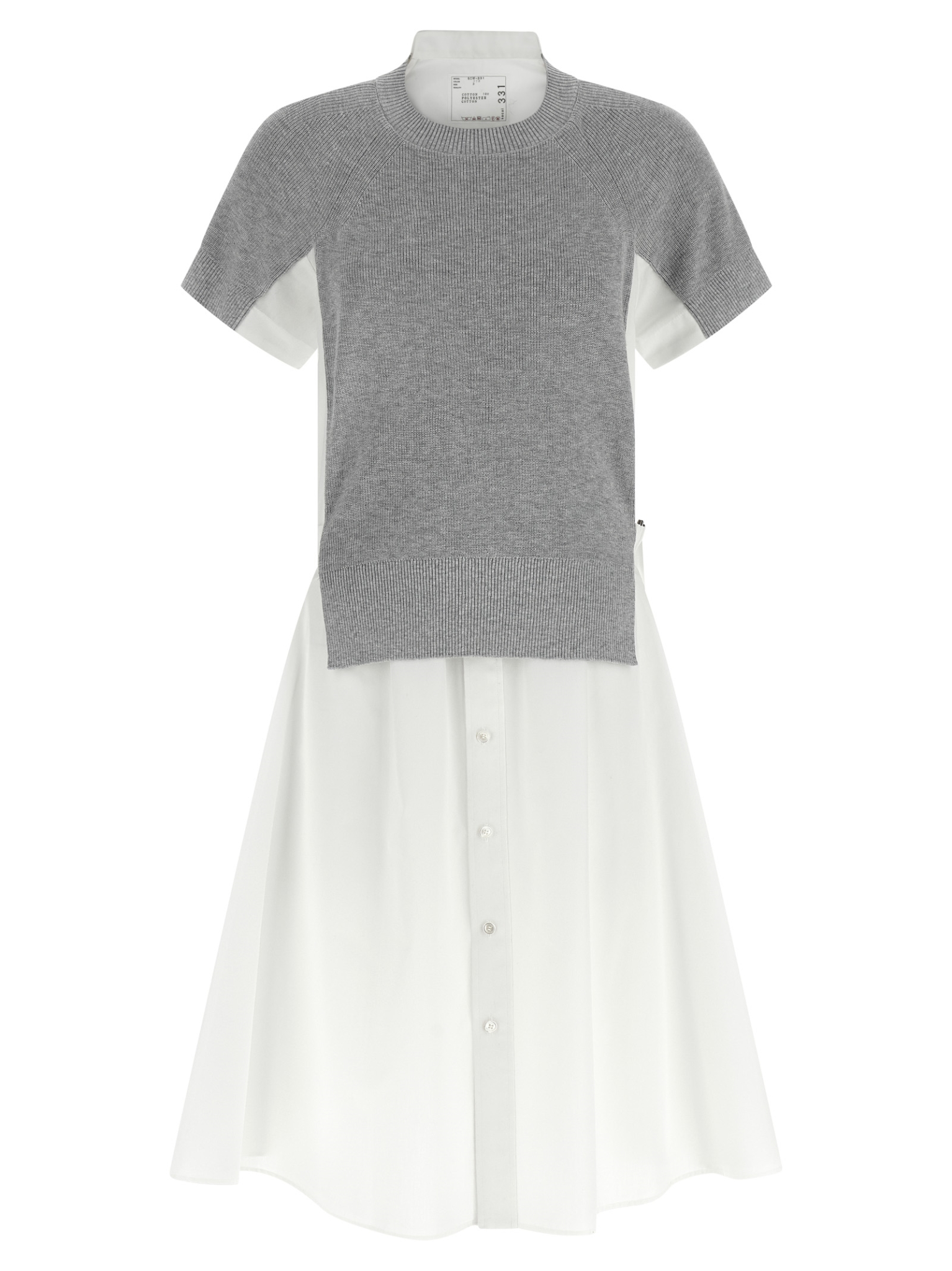 [Sacai] Short sleeve dress SS26 SCW331378
