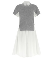 [Sacai] Short sleeve dress SS26 SCW331378