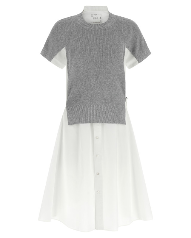 [Sacai] Short sleeve dress SS26 SCW331378
