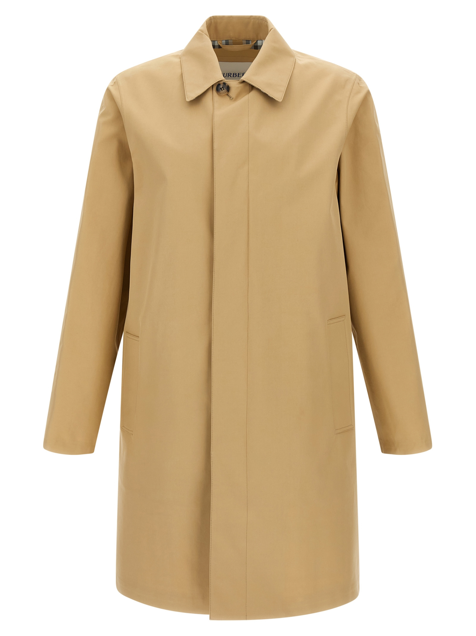 [Burberry] Coat FW25 8110195FLAX