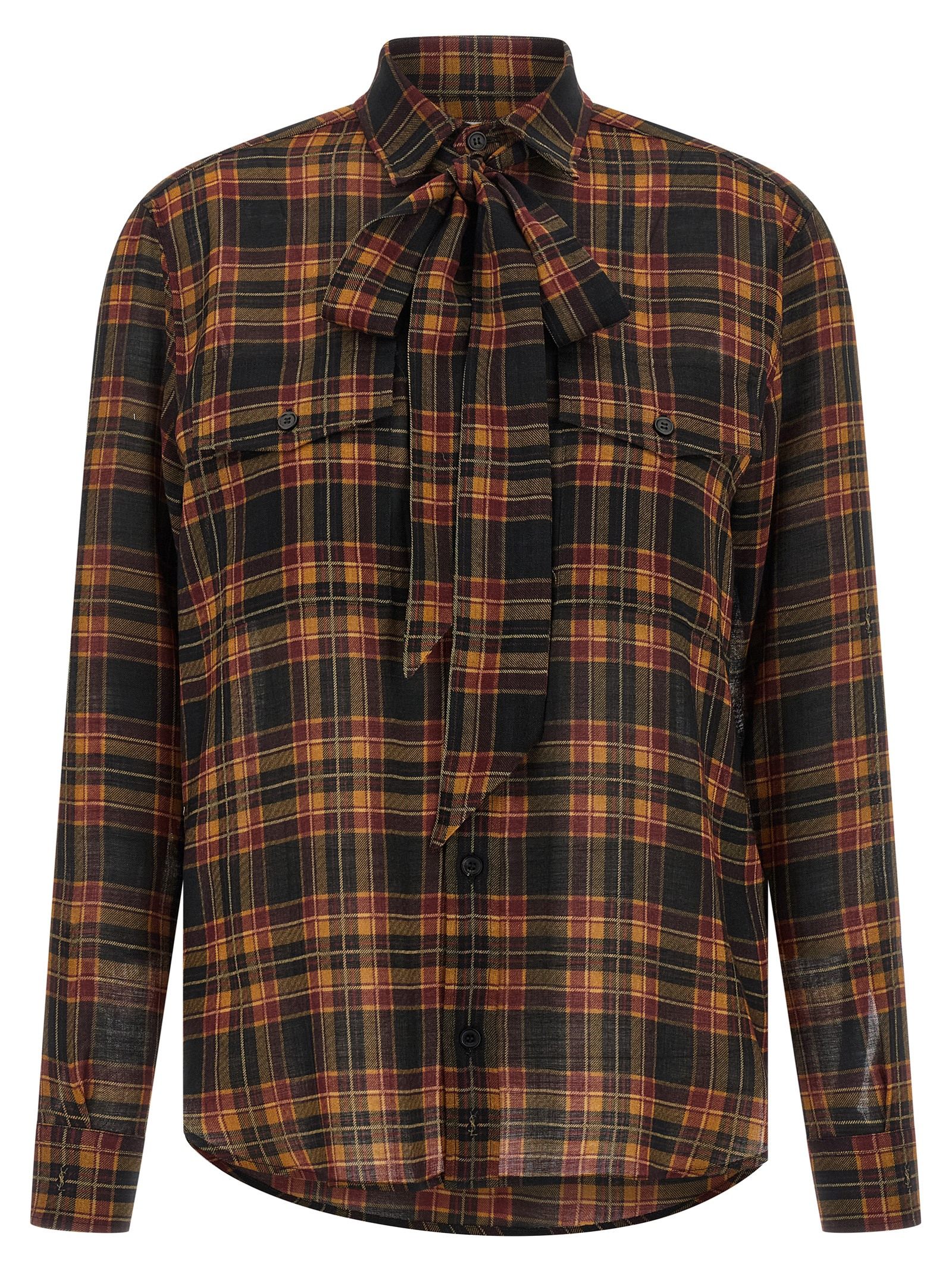 [Saint Laurent] Shirts Long Sleeve FW25 838891Y26ZA6703