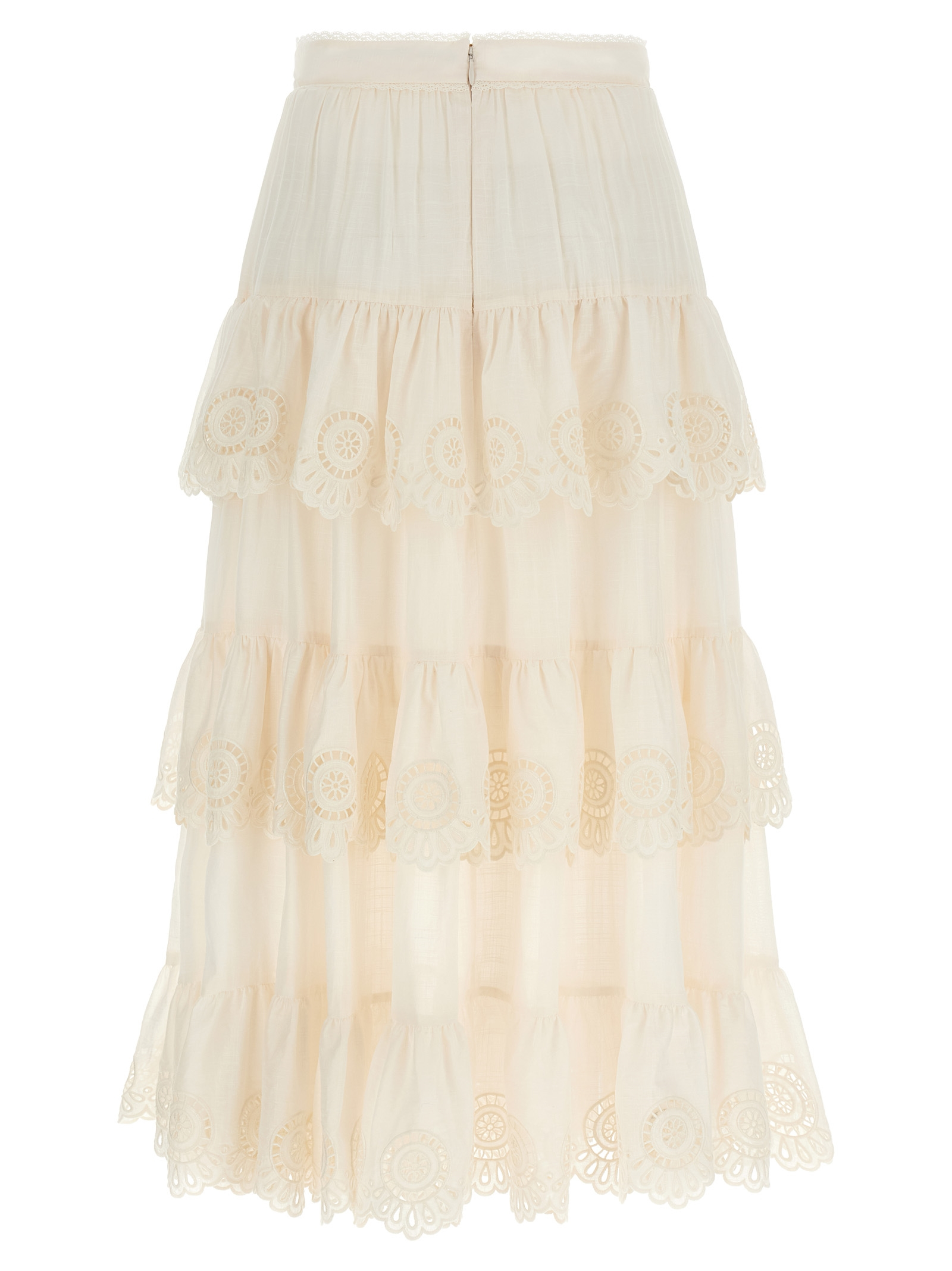 [Zimmermann] Midi skirt FW25 4283SSS252IVO