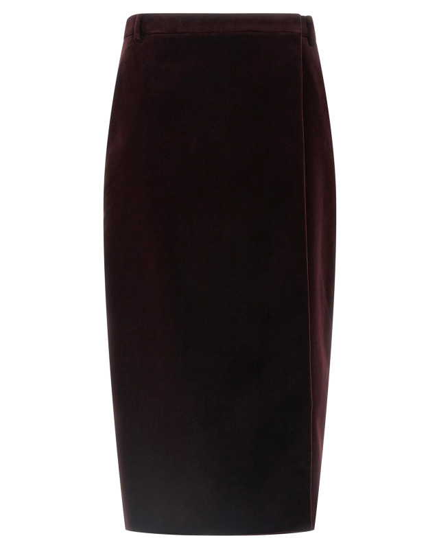[Saint Laurent] Midi skirt FW25 826769Y615W6500