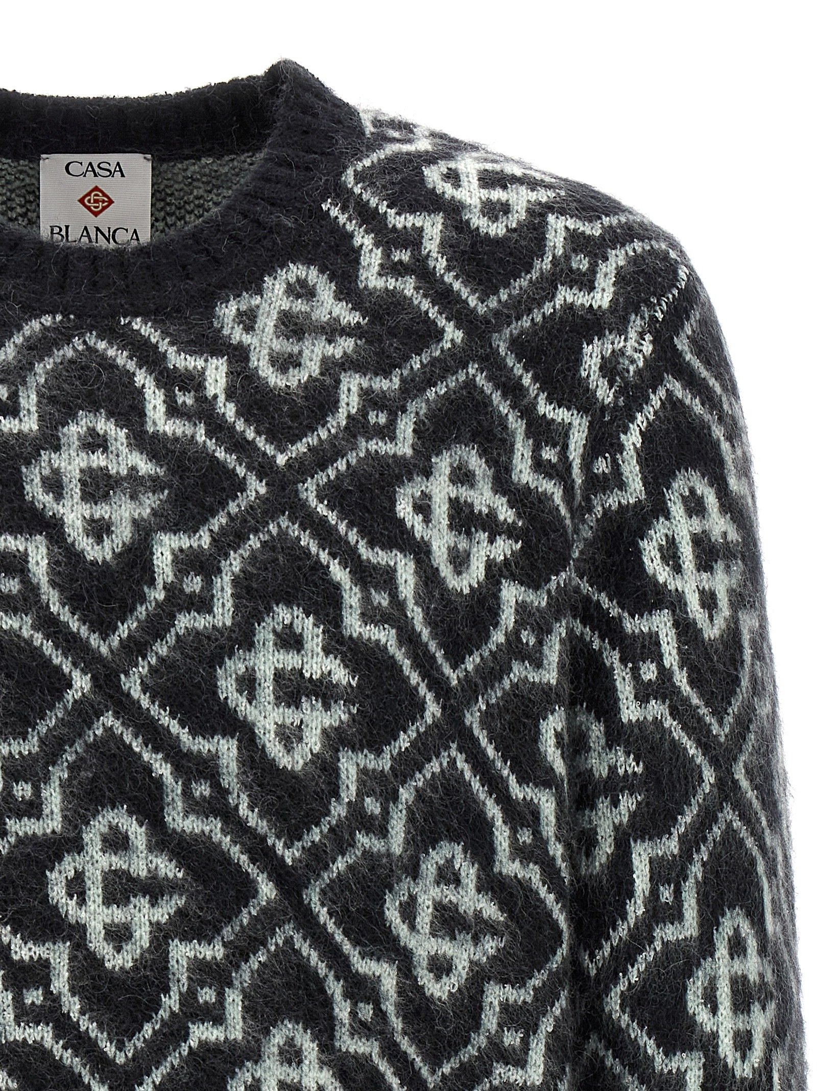 [Casablanca] Knitwear FW25 MPF25KW100402MONOGRAM
