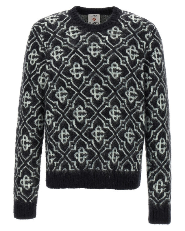 [Casablanca] Knitwear FW25 MPF25KW100402MONOGRAM
