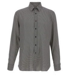 [Tom Ford] Shirts Long Sleeve FW25 HRN001FMT060ZBLEC