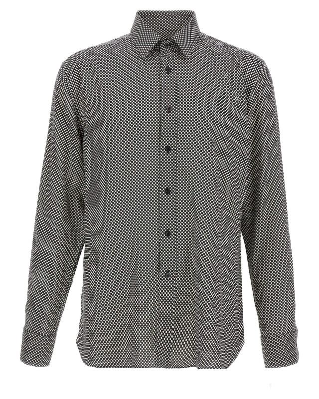 [Tom Ford] Shirts Long Sleeve FW25 HRN001FMT060ZBLEC