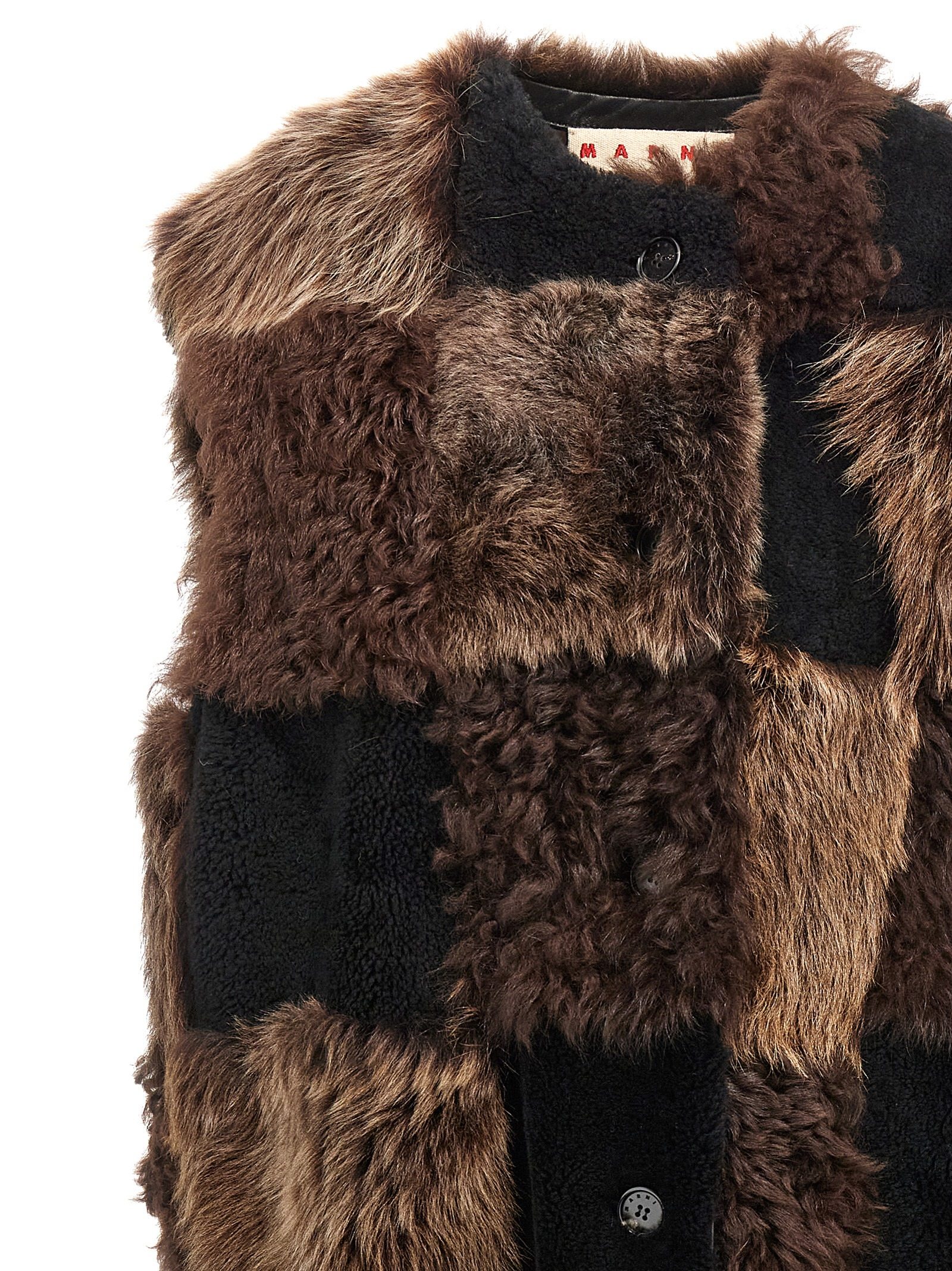 [Marni] Vest FW25 GLMX0099Q0ULM124ROM88