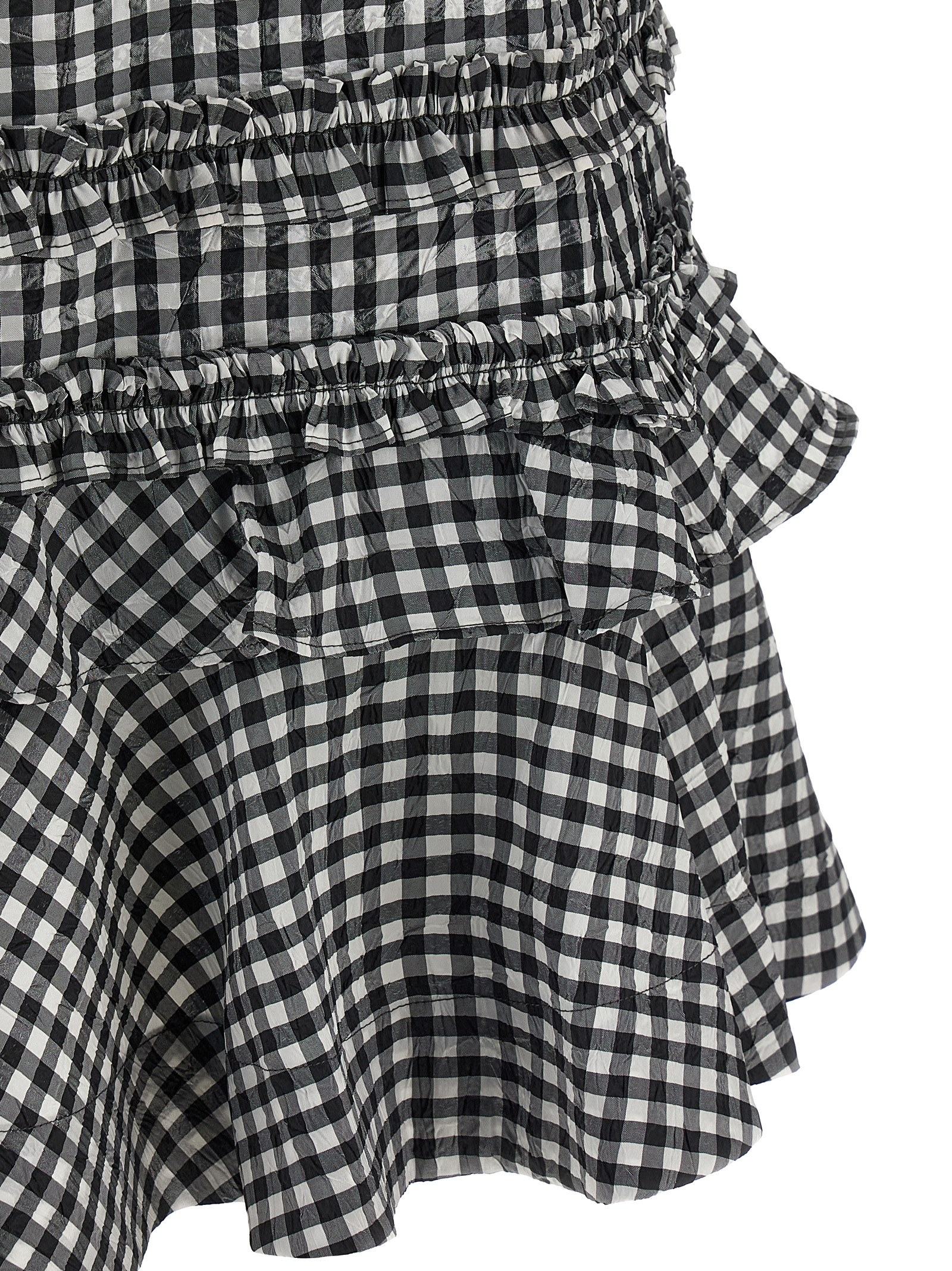 [GANNI] Short sleeve dress FW25 W0464099