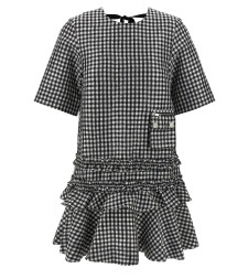 [GANNI] Short sleeve dress FW25 W0464099