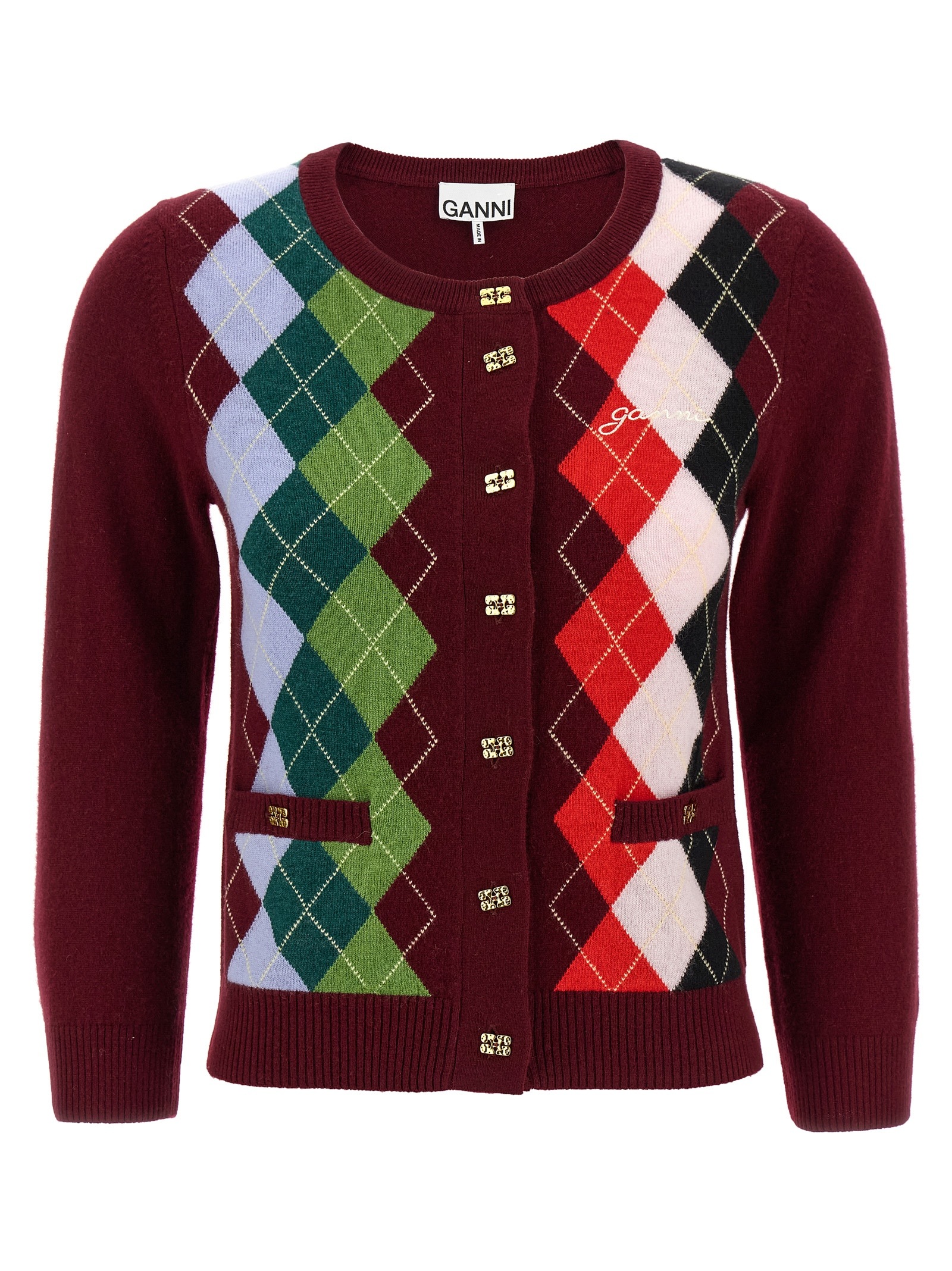 [GANNI] Cardigan FW25 K2532730